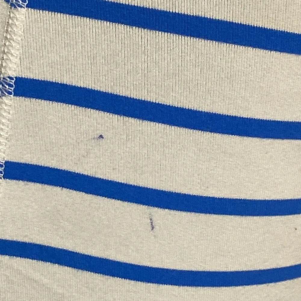 Lululemon White Blue Striped Yoga Athletic Tank Top 4 - Picture 4 of 13